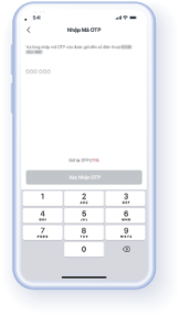 Bước 4: Nhập mã OTP